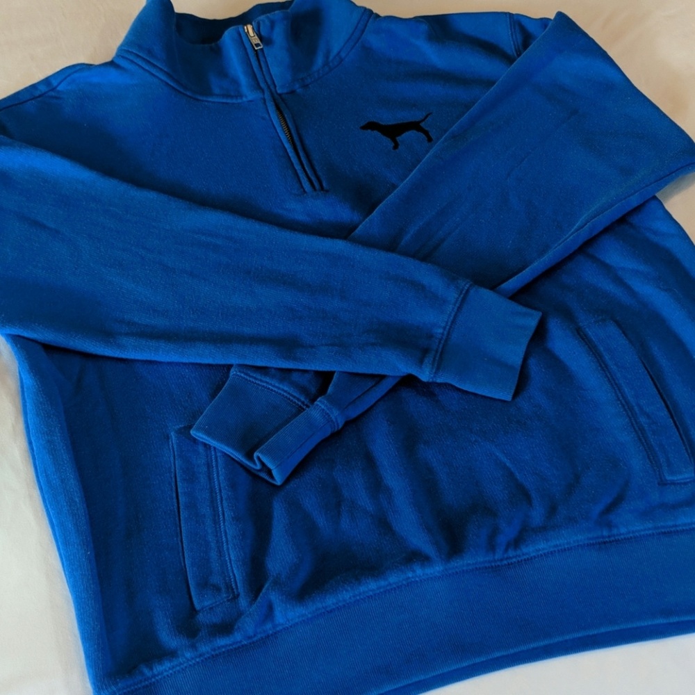 EUC Pink 1/4 Zippered Sweatshirt! Just Like New!